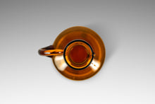 Load image into Gallery viewer, Mid-Century Modern Abstract Studio Craft Amber Blown Glass Pitcher / Bottle / Bud Vase / Vessel, USA, c. 1970s-ABT Modern
