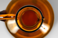 Load image into Gallery viewer, Mid-Century Modern Abstract Studio Craft Amber Blown Glass Pitcher / Bottle / Bud Vase / Vessel, USA, c. 1970s-ABT Modern
