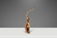 Load image into Gallery viewer, Mid-Century Modern Acid Etched Seagull Bird in Flight Table Sculpture in Porcelain, USA, c. 1980s-ABT Modern
