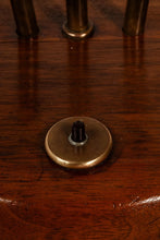 Load image into Gallery viewer, Mid-Century Modern Art Deco Atomic Era Custom-Made Floor Lamp w/ Geometric Shapes in Walnut &amp; Brass, USA, c. 1950s-ABT Modern
