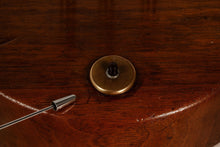 Load image into Gallery viewer, Mid-Century Modern Art Deco Atomic Era Custom-Made Floor Lamp w/ Geometric Shapes in Walnut &amp; Brass, USA, c. 1950s-ABT Modern
