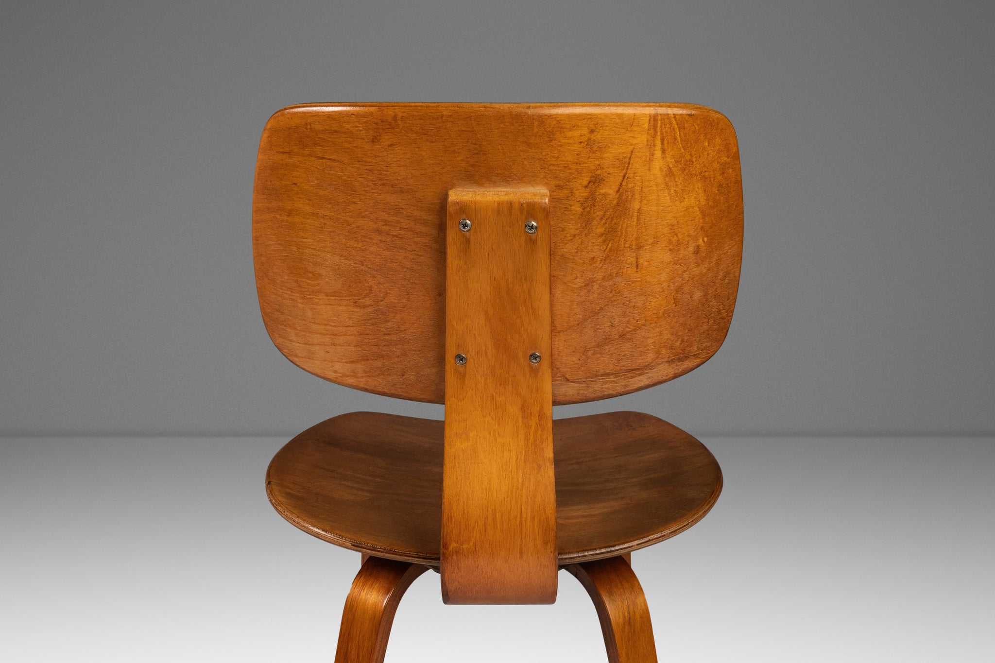 Mid-Century Modern Bentwood Desk Chair / Dining Chair in Walnut by Tho