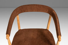 Load image into Gallery viewer, Mid-Century Modern Bentwood Lounge Chair / Armchair in Suede &amp; Maple in the Manner of Lawrence Peabody / Thonet, USA, c. 1950s-ABT Modern
