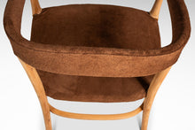Load image into Gallery viewer, Mid-Century Modern Bentwood Lounge Chair / Armchair in Suede &amp; Maple in the Manner of Lawrence Peabody / Thonet, USA, c. 1950s-ABT Modern
