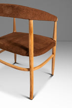 Load image into Gallery viewer, Mid-Century Modern Bentwood Lounge Chair / Armchair in Suede &amp; Maple in the Manner of Lawrence Peabody / Thonet, USA, c. 1950s-ABT Modern
