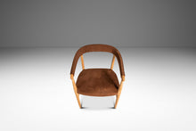 Load image into Gallery viewer, Mid-Century Modern Bentwood Lounge Chair / Armchair in Suede &amp; Maple in the Manner of Lawrence Peabody / Thonet, USA, c. 1950s-ABT Modern
