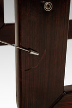 Load image into Gallery viewer, Mid-Century Modern Brutalist End Table w/ Smoked Glass Top in Jacaranda by Percival Lafer, Brazil, c. 1970s-ABT Modern
