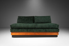Load image into Gallery viewer, Mid-Century Modern Brutalist Platform Loveseat Sofa in Walnut by Adrian Pearsall for Craft Associates, USA, c. 1960&#39;s-ABT Modern
