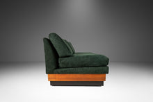 Load image into Gallery viewer, Mid-Century Modern Brutalist Platform Loveseat Sofa in Walnut by Adrian Pearsall for Craft Associates, USA, c. 1960&#39;s-ABT Modern
