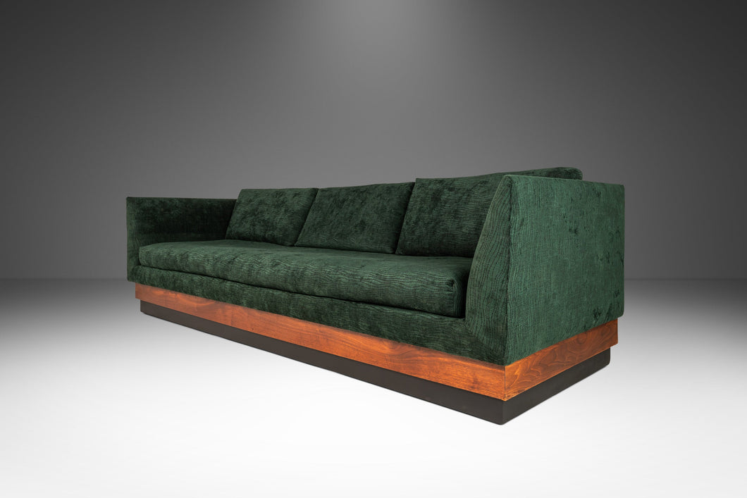 Mid-Century Modern Brutalist Platform Sofa in Walnut by Adrian Pearsall for Craft Associates, USA, c. 1960's-ABT Modern