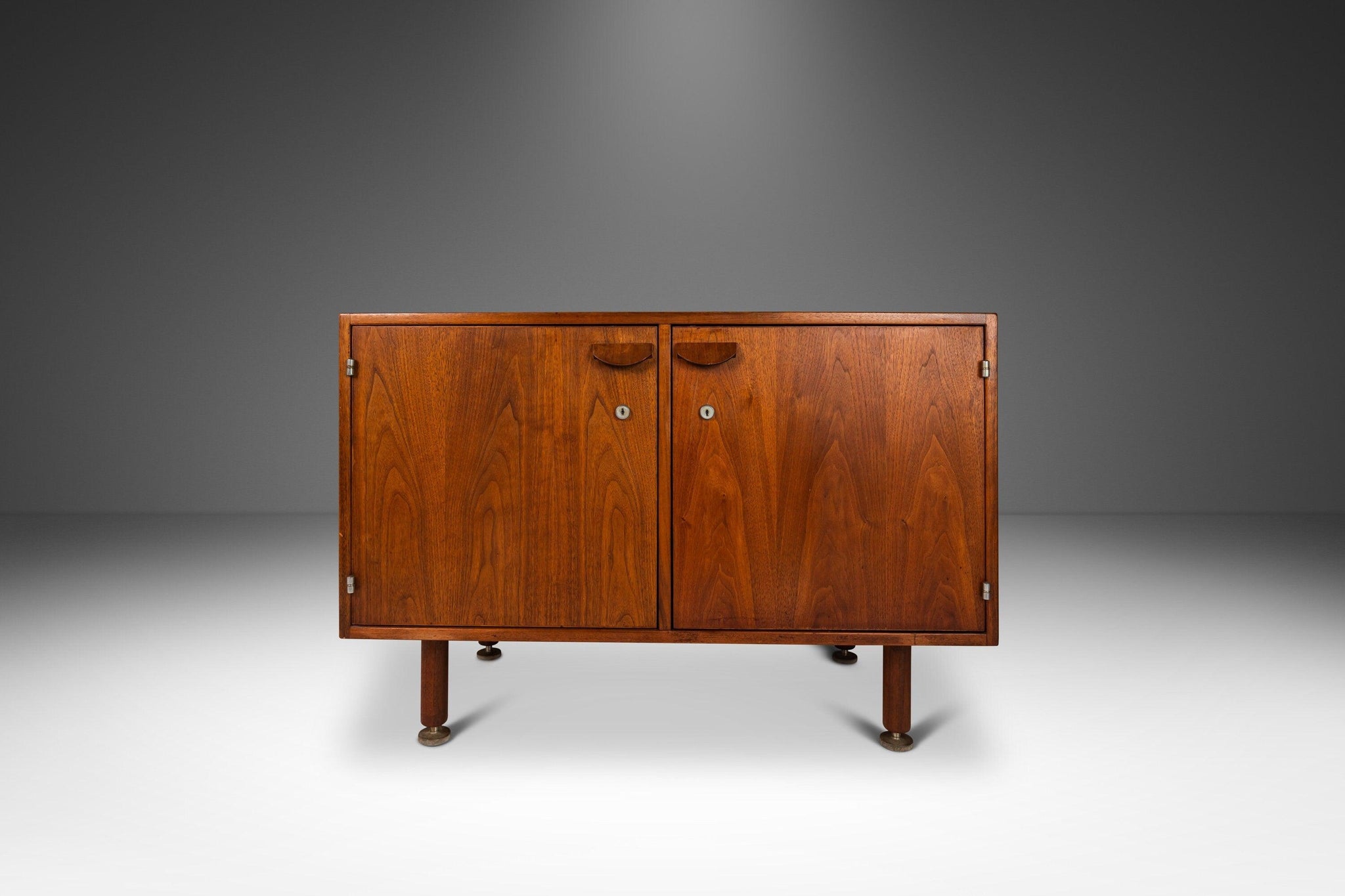 Mid-Century Modern Buffet / Case Piece in Walnut by Jens Risom for Jen