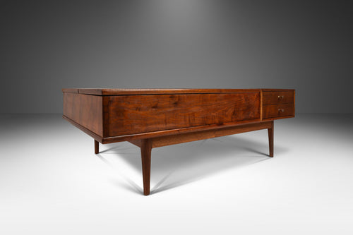 Mid-Century Modern Coffee Table in Walnut by Kipp Stewart for Drexel Declaration, USA, c. 1960s-ABT Modern