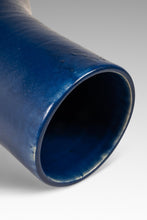 Load image into Gallery viewer, Mid-Century Modern Contemporary Oversized Powder-Blue-Glazed Studio Craft Ceramic Vase, USA, c. 1980s-ABT Modern
