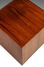 Load image into Gallery viewer, Mid-Century Modern Cube Brutalist End Table / Pedestal in Walnut by Jack Cartwright for Founders, USA, c. 1960-ABT Modern
