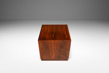 Load image into Gallery viewer, Mid-Century Modern Cube Brutalist End Table / Pedestal in Walnut by Jack Cartwright for Founders, USA, c. 1960-ABT Modern
