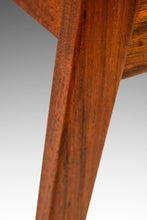 Load image into Gallery viewer, Mid-Century Modern Desk / Side Chair in Solid Walnut &amp; Yellow Felt in the Manner of Edward Wormley, USA, c. 1960s-ABT Modern
