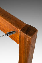 Load image into Gallery viewer, Mid-Century Modern Desk / Side Chair in Solid Walnut &amp; Yellow Felt in the Manner of Edward Wormley, USA, c. 1960s-ABT Modern
