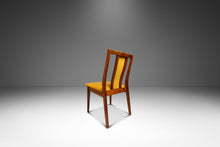 Load image into Gallery viewer, Mid-Century Modern Desk / Side Chair in Solid Walnut &amp; Yellow Felt in the Manner of Edward Wormley, USA, c. 1960s-ABT Modern
