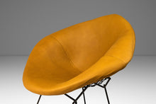 Load image into Gallery viewer, Mid-Century Modern &quot;Diamond&quot; Chair in New Italian Leather by Harry Bertoia for Knoll, USA, c. 1960s-ABT Modern
