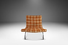 Load image into Gallery viewer, Mid-Century Modern Early Scoop Chair in Original Woolen Plaid Fabric by Milo Baughman for Thayer Coggin, USA, c. 1950s-ABT Modern
