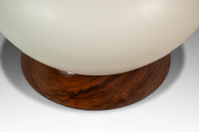 Load image into Gallery viewer, Mid-Century Modern Elongated Teardrop Table Lamp in Walnut &amp; Porcelain, USA, c. 1960&#39;s-ABT Modern
