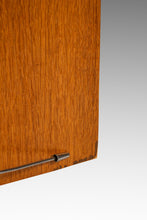 Load image into Gallery viewer, Mid-Century Modern Executive Desk in Oak &amp; Steel w/ Leather Top Attributed to Herbert Hirche for Holzäpfel, Germany, c. 1960s-ABT Modern
