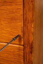 Load image into Gallery viewer, Mid-Century Modern Executive Desk in Oak &amp; Steel w/ Leather Top Attributed to Herbert Hirche for Holzäpfel, Germany, c. 1960s-ABT Modern
