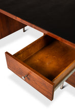 Load image into Gallery viewer, Mid-Century Modern Executive Desk in Walnut w/ Leather Top by Costa Mesa After George Nelson, USA, c. 1960&#39;s-ABT Modern
