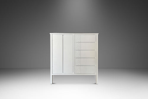 Mid-Century Modern Gentlemen's Dresser / Chest of Drawers in Walnut by Dixie, USA, c. 1960s-ABT Modern