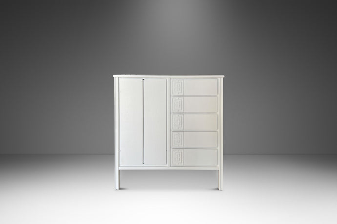 Mid-Century Modern Gentlemen's Dresser / Chest of Drawers in Walnut by Dixie, USA, c. 1960s-ABT Modern