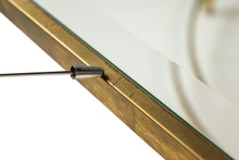 Load image into Gallery viewer, Mid-Century Modern Hollywood Regency End Table / Coffee Table in Brass w/ Glass Top After Maison Bagues, c. 1970&#39;s-ABT Modern
