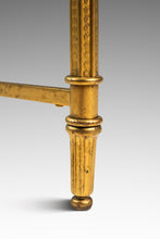 Load image into Gallery viewer, Mid-Century Modern Hollywood Regency End Table / Coffee Table in Brass w/ Glass Top After Maison Bagues, c. 1970&#39;s-ABT Modern
