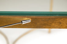 Load image into Gallery viewer, Mid-Century Modern Hollywood Regency End Table / Coffee Table in Brass w/ Glass Top After Maison Bagues, c. 1970&#39;s-ABT Modern
