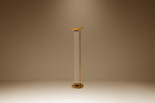 Load image into Gallery viewer, Mid-Century Modern Hollywood Regency "Uplighter" Freestanding Floor Lamp in Brass &amp; Lucite by Fredrick Ramond, USA, c. 1986-ABT Modern
