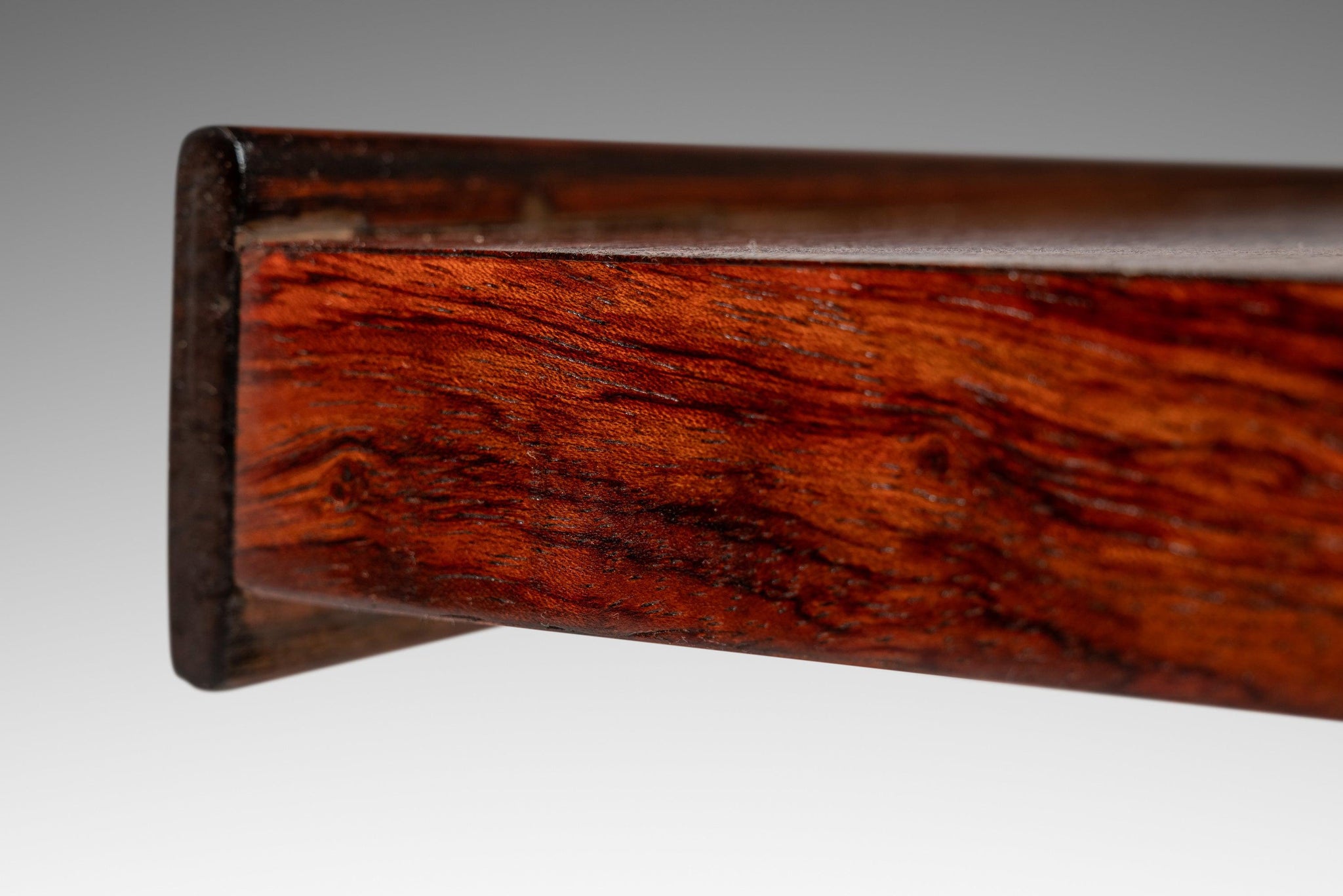 Mid-Century Modern Long “Krobo” Table / Bench in Rosewood w Mid-Century Modern Long “Krobo” Table / Bench in Rosewood w