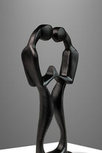 Load image into Gallery viewer, Mid-Century Modern &quot;Lovers&quot; Sculpture in Solid Soapstone, USA, c. 1970&#39;s-ABT Modern
