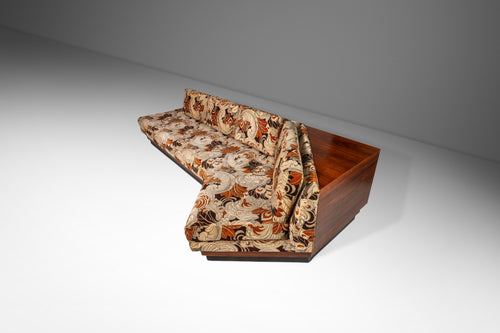 Mid-Century Modern Model 2167S Platform Boomerang Sofa in Jack Lenor Larsen Fabric by Adrian Pearsall for Craft Associates, USA, c. 1960's-ABT Modern