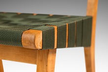 Load image into Gallery viewer, Mid-Century Modern Model 666 Side Chair in Birch &amp; Green Strapping by Jens Risom for Knoll, USA, c. 1950&#39;s-ABT Modern
