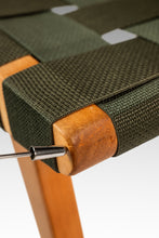 Load image into Gallery viewer, Mid-Century Modern Model 666 Side Chair in Birch &amp; Green Strapping by Jens Risom for Knoll, USA, c. 1950&#39;s-ABT Modern
