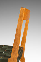 Load image into Gallery viewer, Mid-Century Modern Model 666 Side Chair in Birch &amp; Green Strapping by Jens Risom for Knoll, USA, c. 1950&#39;s-ABT Modern
