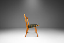 Load image into Gallery viewer, Mid-Century Modern Model 666 Side Chair in Birch &amp; Green Strapping by Jens Risom for Knoll, USA, c. 1950&#39;s-ABT Modern

