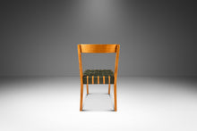 Load image into Gallery viewer, Mid-Century Modern Model 666 Side Chair in Birch &amp; Green Strapping by Jens Risom for Knoll, USA, c. 1950&#39;s-ABT Modern
