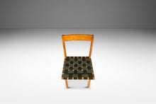 Load image into Gallery viewer, Mid-Century Modern Model 666 Side Chair in Birch &amp; Green Strapping by Jens Risom for Knoll, USA, c. 1950&#39;s-ABT Modern
