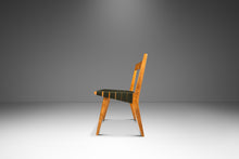 Load image into Gallery viewer, Mid-Century Modern Model 666 Side Chair in Birch &amp; Green Strapping by Jens Risom for Knoll, USA, c. 1950&#39;s-ABT Modern
