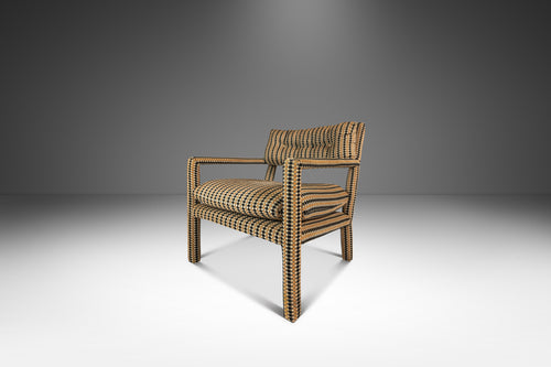 Mid-Century Modern Parsons Chair / Club Chair in the Manner of Milo Baughman, USA, c. 1960s-ABT Modern