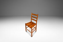 Load image into Gallery viewer, Mid-Century Modern Patinaed Armchair in Solid Oak in the Manner of Arthur Umanoff, USA, c. 1960s-ABT Modern
