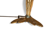 Load image into Gallery viewer, Mid-Century Modern Prawn / Shrimp Hanging Wall or Table Sculpture in Solid Brass, USA, c. 1960s-ABT Modern
