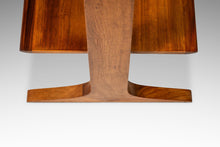 Load image into Gallery viewer, Mid-Century Modern Profile Pyramidal Bookshelf / Étagère / Room Divider in Walnut by John Van Koert for Drexel, USA, c. 1950&#39;s-ABT Modern
