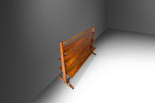 Load image into Gallery viewer, Mid-Century Modern Profile Pyramidal Bookshelf / Étagère / Room Divider in Walnut by John Van Koert for Drexel, USA, c. 1950&#39;s-ABT Modern
