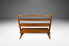 Load image into Gallery viewer, Mid-Century Modern Profile Pyramidal Bookshelf / Étagère / Room Divider in Walnut by John Van Koert for Drexel, USA, c. 1950&#39;s-ABT Modern
